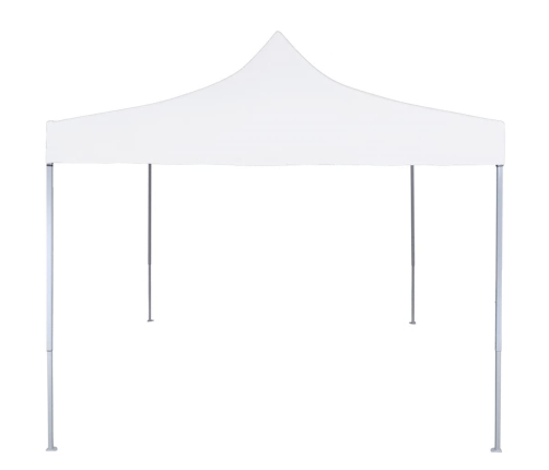 Carpa plegable profesional acero blanco 2x2 m