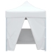 Carpa plegable profesional con 4 paredes acero blanco 2x2 m