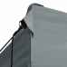 Carpa plegable profesional 4 paredes acero gris antracita 3x4 m