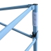 Cenador plegable azul 5x5 m