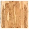 Superficie de mesa de madera maciza de acacia 58x(50-60)x2,5 cm