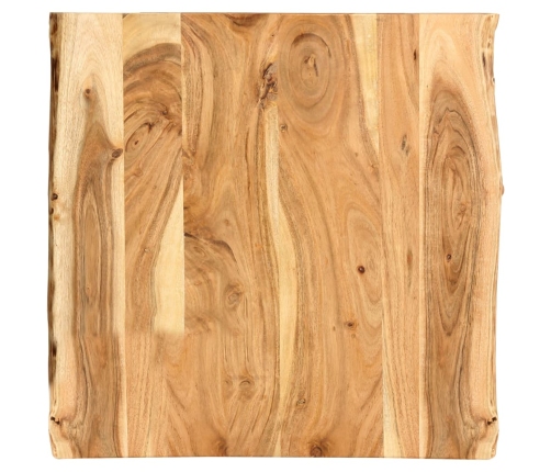 Superficie de mesa de madera maciza de acacia 58x(50-60)x2,5 cm