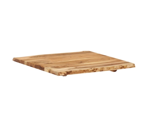 Superficie de mesa de madera maciza de acacia 58x(50-60)x2,5 cm