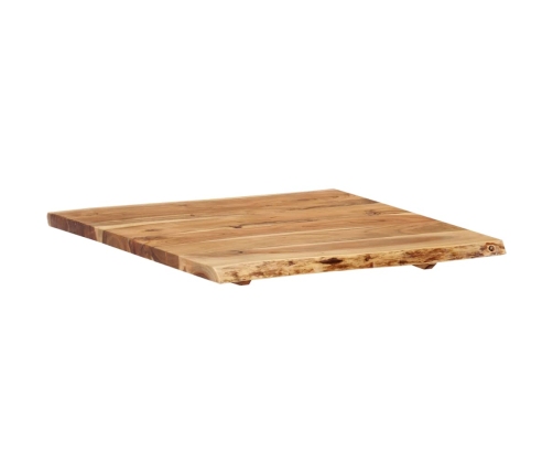 Superficie de mesa de madera maciza de acacia 58x(50-60)x2,5 cm