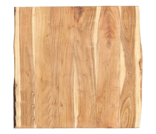 Superficie de mesa de madera maciza de acacia 58x(50-60)x3,8 cm