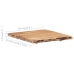 Superficie de mesa de madera maciza de acacia 58x(50-60)x3,8 cm