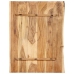 Superficie de mesa de madera maciza de acacia 80x(50-60)x2,5 cm