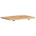 Superficie de mesa de madera maciza de acacia 80x(50-60)x2,5 cm