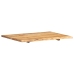 Superficie de mesa de madera maciza de acacia 80x(50-60)x2,5 cm