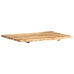 Superficie de mesa de madera maciza de acacia 80x(50-60)x2,5 cm