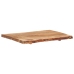 Superficie de mesa de madera maciza de acacia 80x(50-60)x3,8 cm