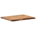 Superficie de mesa de madera maciza de acacia 80x(50-60)x3,8 cm