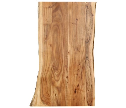 Superficie de mesa de madera maciza de acacia  100x(50-60)x2,5 cm