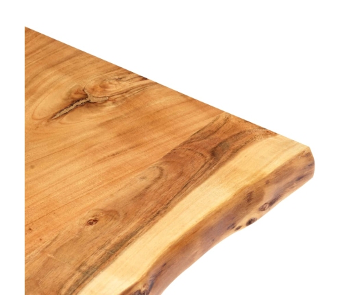 Superficie de mesa de madera maciza de acacia  100x(50-60)x2,5 cm