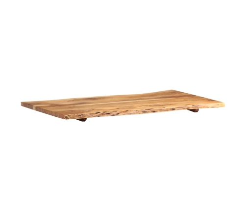 Superficie de mesa de madera maciza de acacia  100x(50-60)x2,5 cm