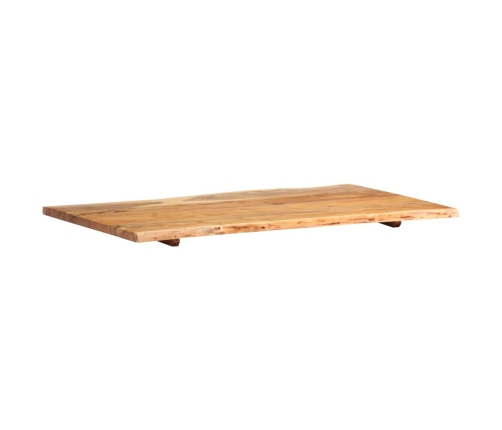 Superficie de mesa de madera maciza de acacia  100x(50-60)x2,5 cm