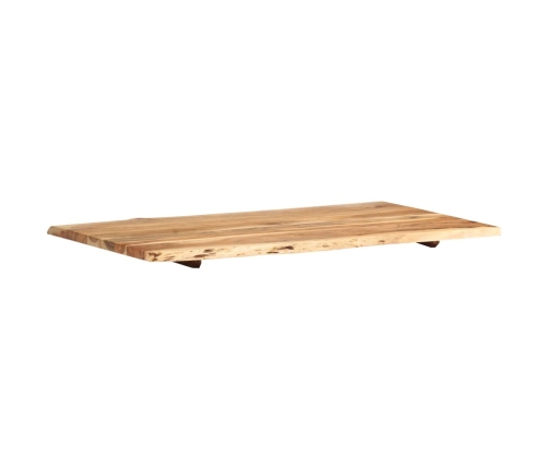 Superficie de mesa de madera maciza de acacia  100x(50-60)x2,5 cm