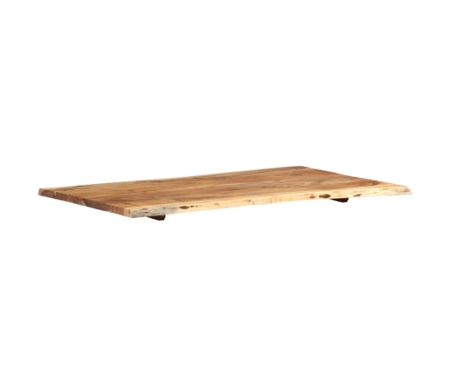 Superficie de mesa de madera maciza de acacia  100x(50-60)x2,5 cm