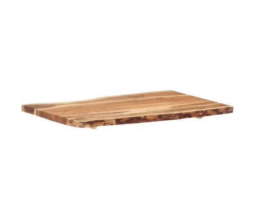 Superficie de mesa de madera maciza de acacia 100x(50-60)x3,8 cm