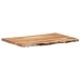 Superficie de mesa de madera maciza de acacia 100x(50-60)x3,8 cm