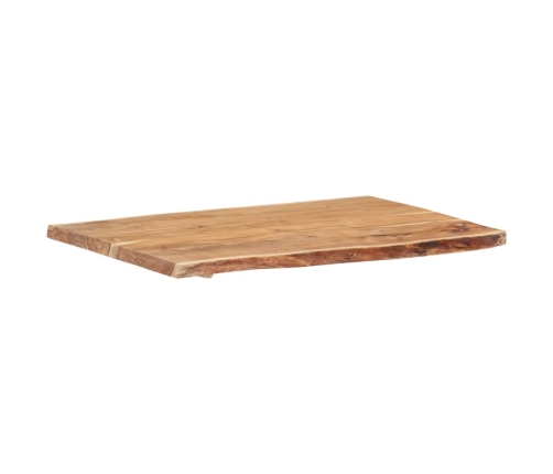 Superficie de mesa de madera maciza de acacia 100x(50-60)x3,8 cm