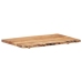 Superficie de mesa de madera maciza de acacia 100x(50-60)x3,8 cm