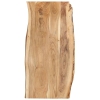 Superficie de mesa madera maciza de acacia 118x(50-60)x2,5 cm