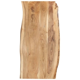 Superficie de mesa madera maciza de acacia 118x(50-60)x2,5 cm