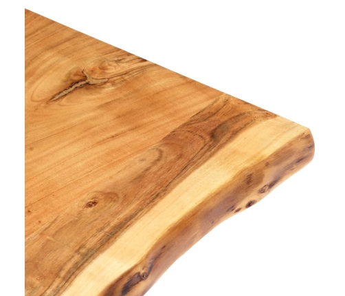 Superficie de mesa madera maciza de acacia 118x(50-60)x2,5 cm