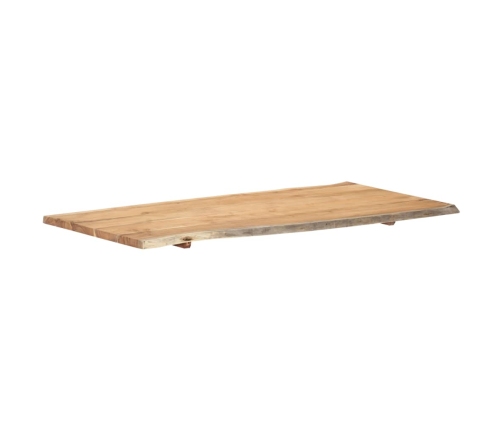 Superficie de mesa madera maciza de acacia 118x(50-60)x2,5 cm