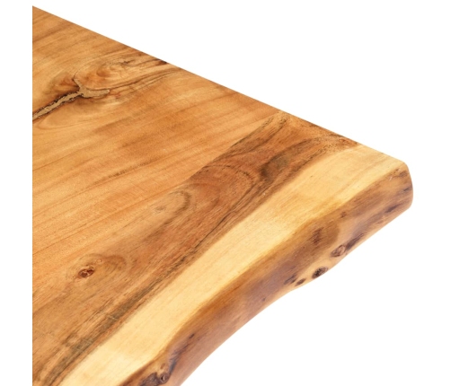 Superficie de mesa de madera maciza de acacia 118x(50-60)x3,8cm