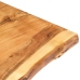 Superficie de mesa de madera maciza de acacia 118x(50-60)x3,8cm