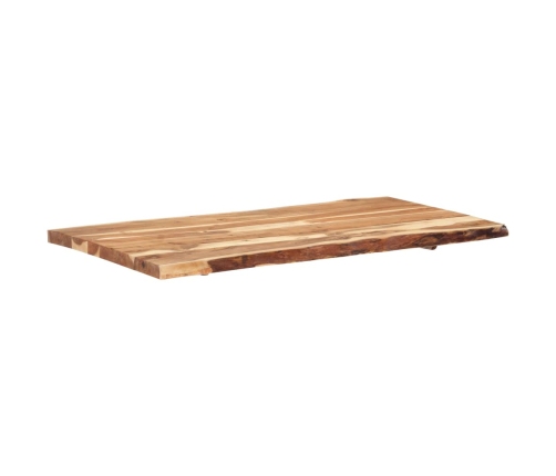 Superficie de mesa de madera maciza de acacia 118x(50-60)x3,8cm