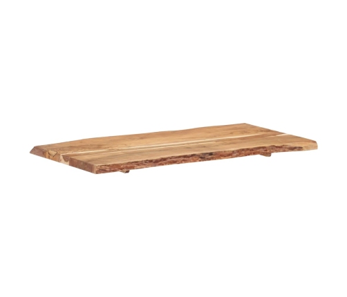 Superficie de mesa de madera maciza de acacia 118x(50-60)x3,8cm