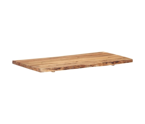 Superficie de mesa de madera maciza de acacia 118x(50-60)x3,8cm