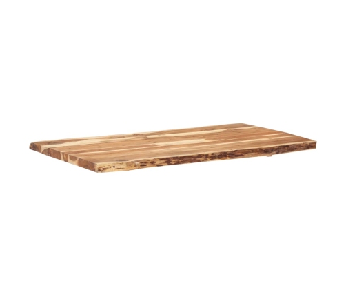 Superficie de mesa de madera maciza de acacia 118x(50-60)x3,8cm