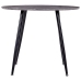 Mesa de comedor MDF gris hormigón y negro 90x73,5 cm