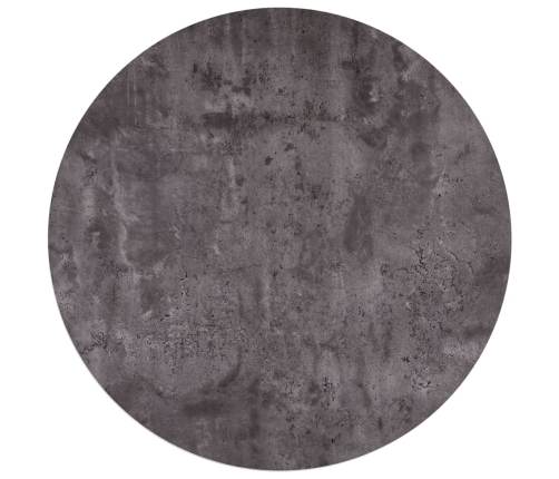 Mesa de comedor MDF gris hormigón y negro 90x73,5 cm