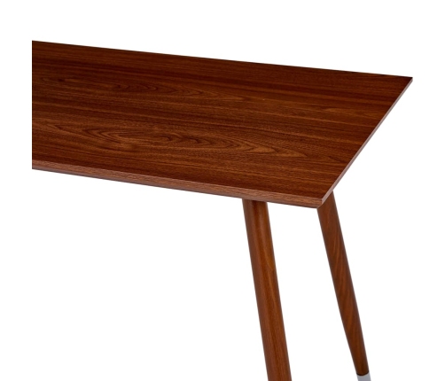 Mesa de comedor MDF marrón 120x60x74 cm