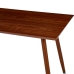 Mesa de comedor MDF marrón 120x60x74 cm