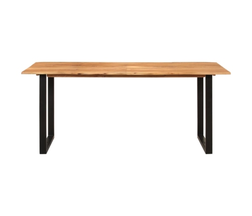 Mesa de comedor de madera maciza de acacia 180x90x76 cm