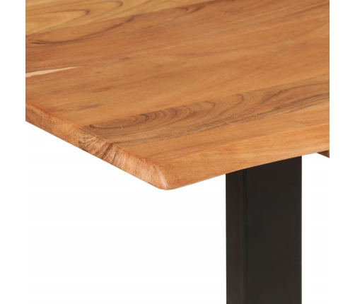 Mesa de comedor de madera maciza de acacia 180x90x76 cm