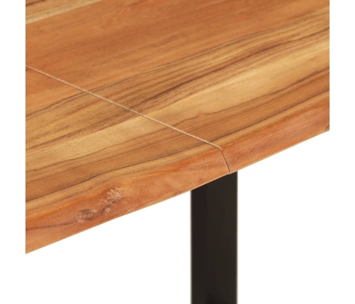 Mesa de comedor de madera maciza de acacia 180x90x76 cm