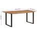 Mesa de comedor de madera maciza de acacia 180x90x76 cm