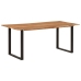 Mesa de comedor de madera maciza de acacia 180x90x76 cm