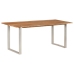 vidaXL Mesa de comedor de madera maciza de acacia 180x90x76 cm