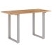 Mesa de comedor de madera maciza de acacia 118x58x76 cm