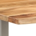 Mesa de comedor de madera maciza de acacia 118x58x76 cm