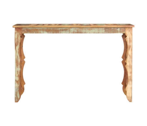 Mesa de comedor de madera maciza reciclada 120x60x76 cm