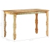 Mesa de comedor de madera maciza reciclada 120x60x76 cm